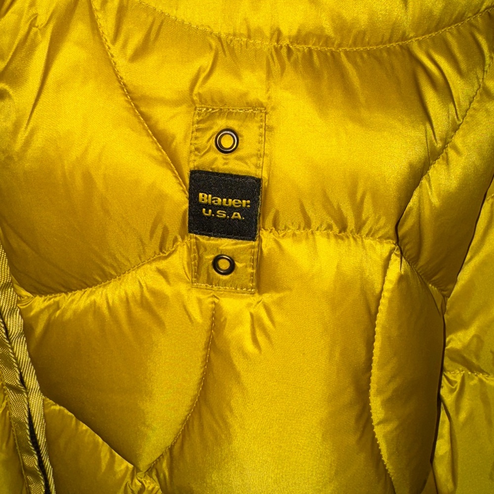 Blauer Puffer Jacket 
The tag is XXL but runs more like an XL